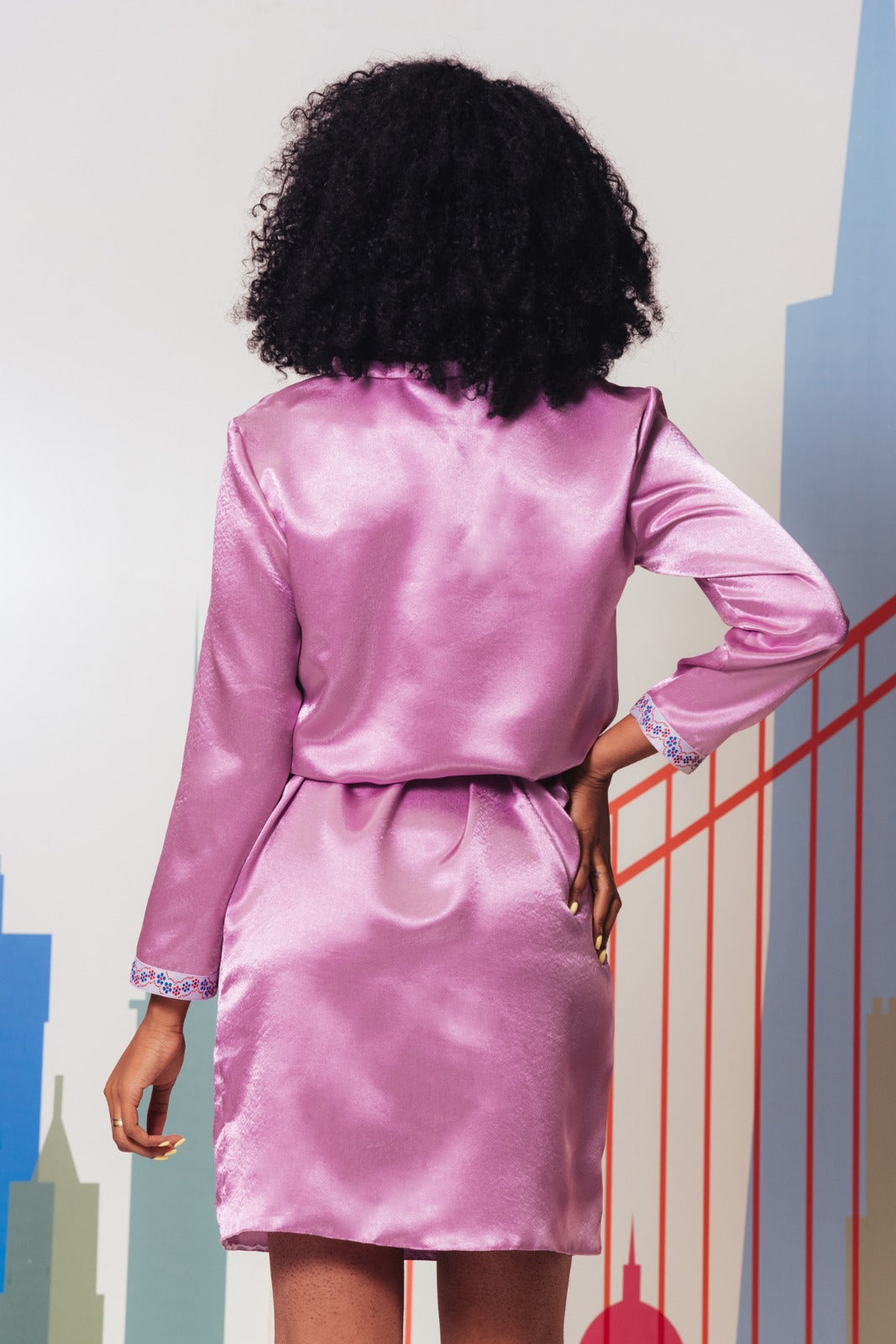 Katya Lila Dress - Velmoft