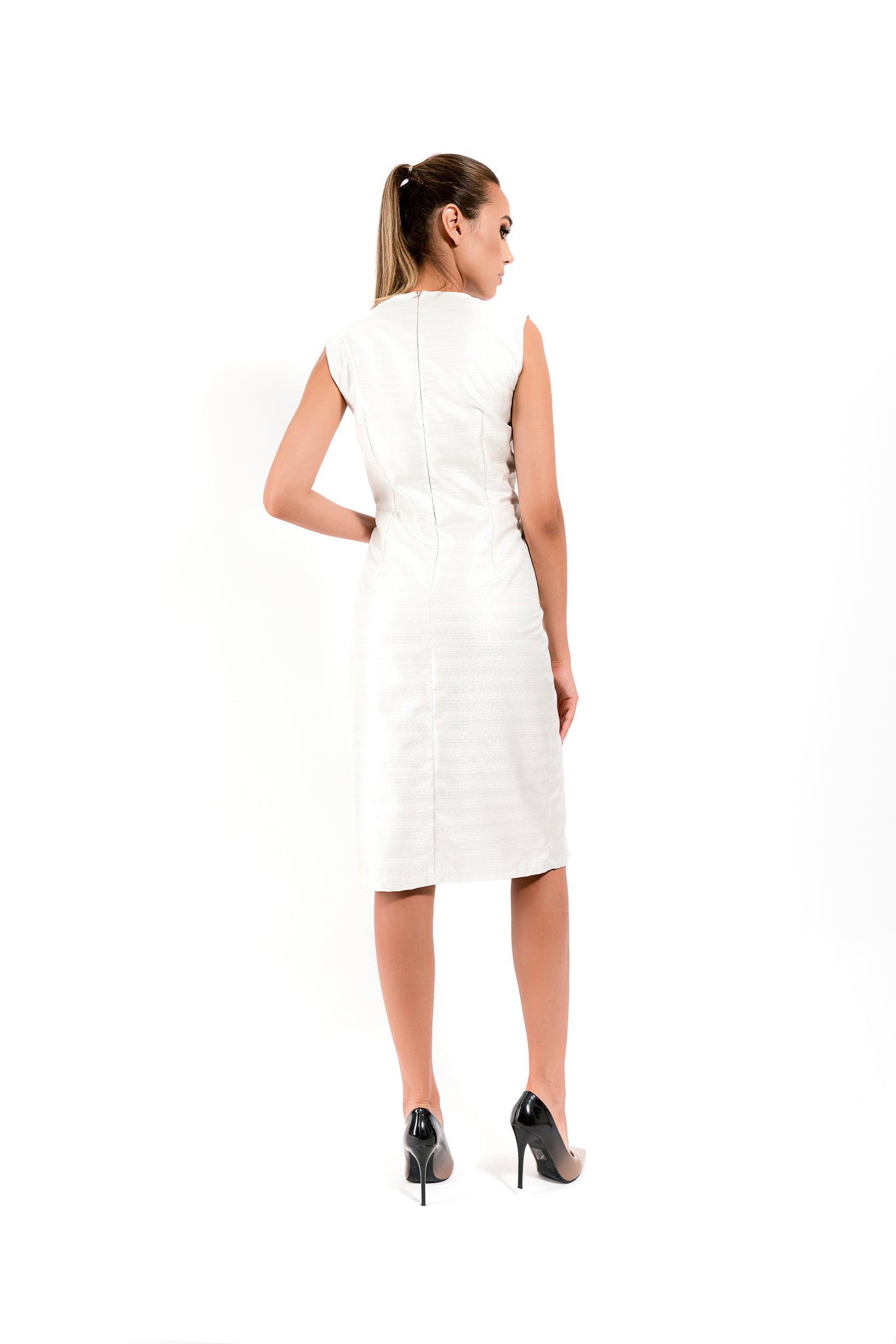 Midi Silver Dress - Velmoft