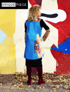 Controverse Hand-Painted Jacket Indian Girl - Velmoft