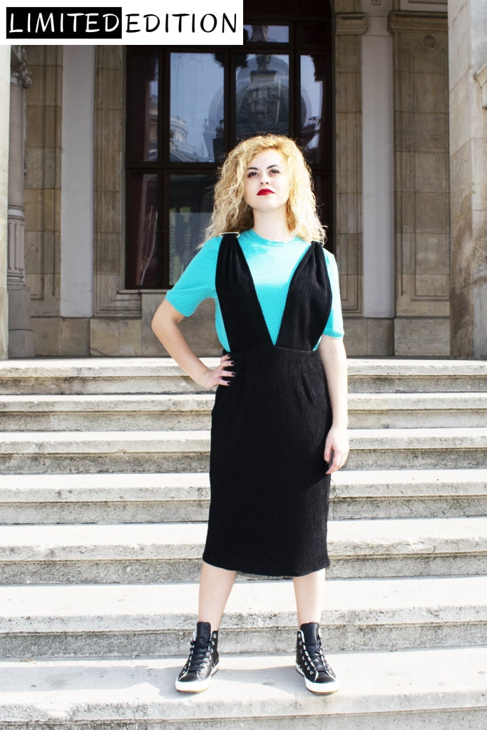 Pleated Skirt with Straps - Velmoft