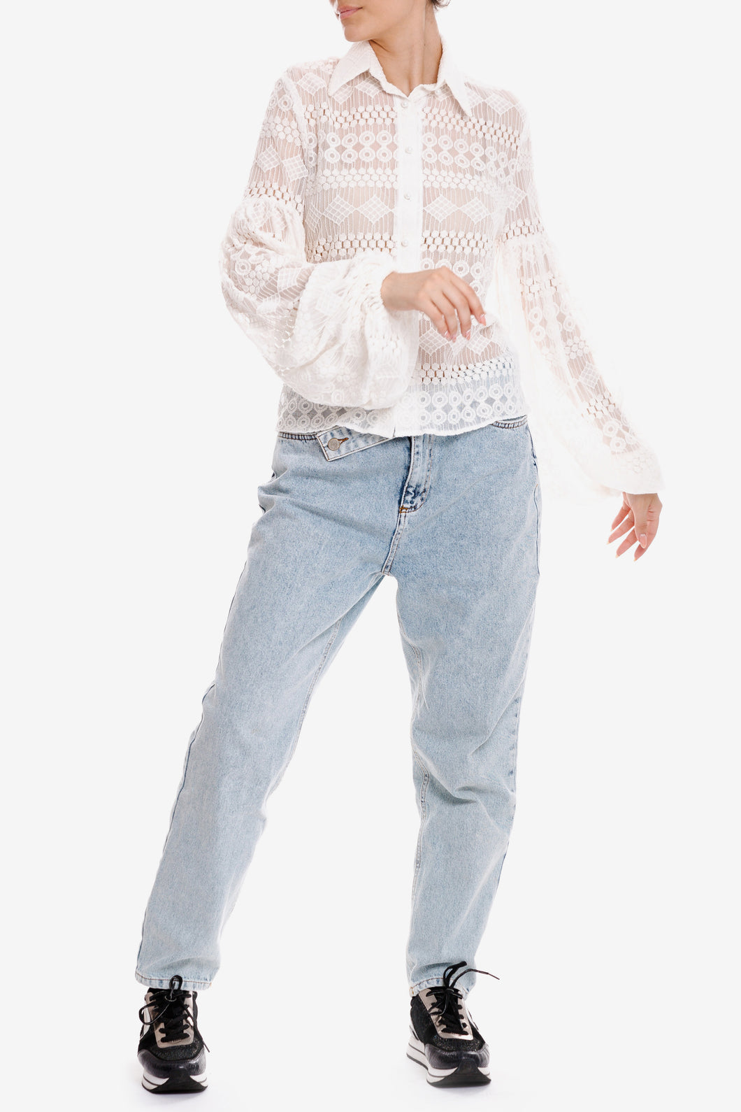 White Lace Blouse