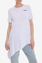 Load image into Gallery viewer, Asymmetric White T-Shirt
