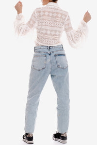 White Lace Blouse