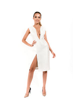 Load image into Gallery viewer, Midi Silver Dress - Velmoft
