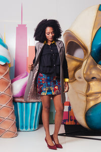 Black Shirt with Yellow Details - Velmoft