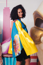 Load image into Gallery viewer, Satin Yellow Blouse with Special Sleeves - Velmoft