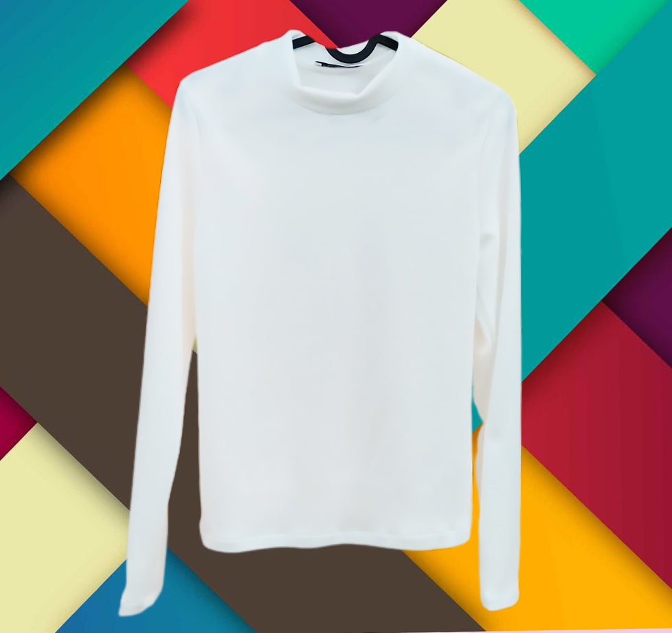 White Turtleneck Sweater